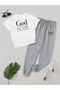 Women's Printed Tracksuit Set T-Shirt Jogger Sweatpants - Bottom Top Set