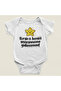 Unisex Snap Fastener Body - Cotton Soft Printed Unisex Bodysuit