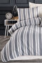Single Soft Line Sport Striped Duvet Cover Set - 3