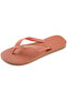 Brasil Logo Pink Clay Women's Flip Flops - 4