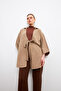 Milk Coffee Flam Linen Kimono Shirt - 5