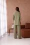 Bead Embroidered Linen Suit - 5