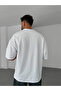 White Straight Two Thread Basic T-Shirt By-060 - 5