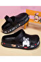 حذاء SAPS Dog Applique Backstrap مغلق - أسود