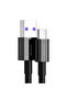 كابل بيانات الشحن السريع Baseus Superior Series USB إلى Type-C بقوة 66 وات بطول 1 متر، أسود - 6