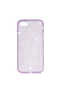 iPhone 7 Compatible Case Silvery Protective Cover - Purple - T15270