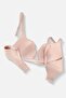 Oyster Lace Printed Bra-Unpadded Non-Padded Underwire-2822-Powder - 6