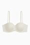 Anka Non-Removable Strapless Micro Bra - Without Support - Basic - 2540 - Ecru