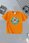 Unisex Hawkins and Astronaut Printed 3 Pack - Orange, Grey and Cobalt Blue Kids T-Shirt - 3