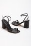 Women's 8 cm Thick Heeled Double Strap Shoes - 2