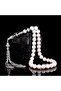 Special Design Silver Nakkaş Imame 10 mm Pearl Stone Tesbi̇h
