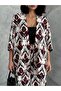 Patterned Double Kimono Set (Comfortable Fit) - 5