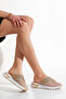 Women's Closed Front Stone Embroidered Thick Sole Comfortable Slippers - 4