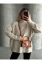 Montanna Model Salmon Color Women's Hand and Shoulder Bag - 5