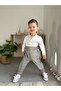 Striped Cotton Linen Bayramlik Top and Bottom Set 3 - 5
