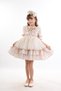 Lace Detail Special Occasion Girl's Formal Dress with Crown Accessory_M2406 - 3