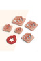 Star Clay Cutting Mold, Earring Molds, Cookie Mold, 5 Sizes, Cutter, Ceramic Clay Mold, No:505 - 2