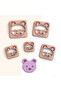 Polar Bear Polymer Clay Cutting Mold, Jewelry Molds, Earring Mold, 5 Sizes, Ceramic Clay Mold, No:514