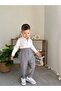 Striped Cotton Linen Bayramlik Top and Bottom Set 8 - 6
