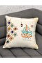 Ramadan Themed Calligraphy Art Digital Print Gift Table Runner and Set of 4 Cushion Covers - 4
