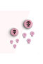 Valentine's Day Badge Mini Polymer Clay Cutting Mold,Jewelry Molds,Ceramic Clay Mold,No:234 - 2