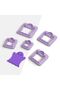 Polymer Clay Cutting Mold - Earrings, Cookies and Ceramics - 5 Size No: 601 - 2