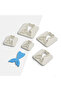 Mermaid Tail Polymer Clay Cutting Mold,Jewelry Molds,Ornament Mold,5 Sizes,Ceramic Mold,No:433 - 2