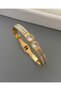 Women's Zircon Stone 316L Stainless Steel Bracelet