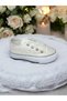 Girls' White Color Stone-Embellished Lace-Up Fancy Stylish Sports Shoes - 5