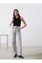 Lcw Jeans Gray Wideleg Women's Jean Pants