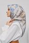 Floral Print Pure Silk Twill Scarf 9337D 05