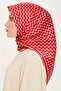Geometric Patterned Twill Saf Silk Scarf 9226D 52 - 3