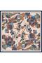 Floral Patterned Pure Silk Sura Scarf 9312D 04 - 4