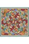 Floral Print Saf Silk Sura Scarf 9312D 52 - 4