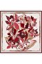 Floral Print Saf Silk Sura Scarf 9340D 03 - 2