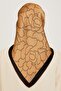 Floral Print Twill Saf Silk Scarf 9222D 01 - 4