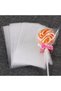 Transparent Gelatin Without Shiny Band - Cookie Accessory Bag 8x17cm 500gr 500 Pieces - 3