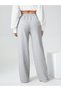 Sweatpants Wide Leg Women's Clothing Gray - 2
