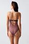 Women's Exotic Lace Supported Plum Bady C1T0N1O533 - 4