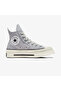 Chuck 70 De Luxe Squared Unisex Gray Platform Sneaker