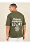 Oversized Front and Back Wellness Print Jersey T-shirt - 5