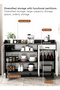 Home Kitchen Storage Cabinet,Multi functional Kitchen Storage Cabinet - 3