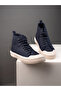 Hi-Top Canvas Lace Up Sneakers - 7