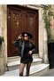 Oversized Leather Jacket Bomber - 2