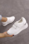 Lana Velcro Sneakers-white-leather - 2