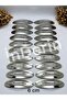 Metal Snap Buckle (6 cm) 20 Pieces Nickel Plated