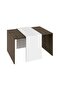 Theo Coffee Table  L90xW63.2xH52.5cm - Walnut/White - 3