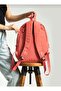 Fcstore Crinkle Fabric Water Resistant Large Size Pink Clinker Backpack/Laptop School Bag - 4