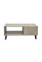 Supreme Coffee Table W/ Storage L99.5xW55xH45.5cm - French Sonoma Oak - 2