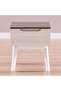 Hazel End Table  L48xW40xH56cm - White - 2